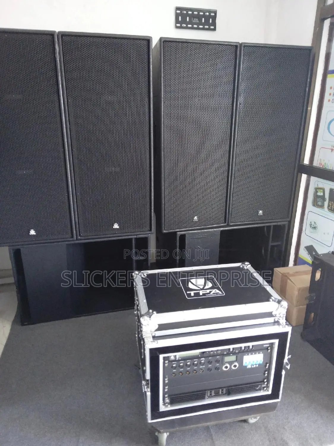 Tpa 4pcs Full Range Speakers + 2pcs 18" Subwoofer for Events