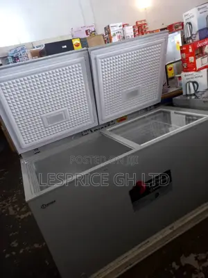 Easy to Clean Sigma 420L Glass Slide Door Freezer