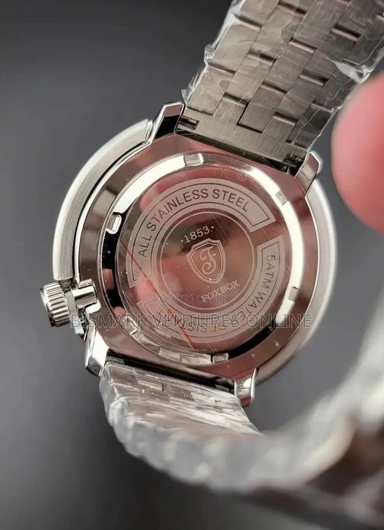 Foxbox Quarzt Stainless Steel Wristwatch 50M Waterproof