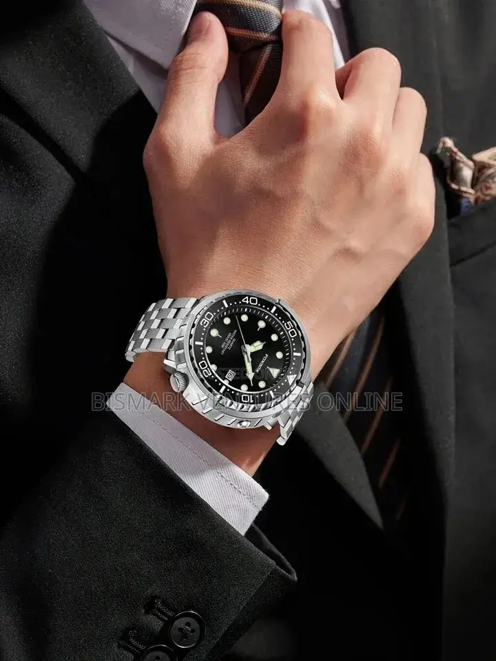 Foxbox Quarzt Stainless Steel Wristwatch 50M Waterproof