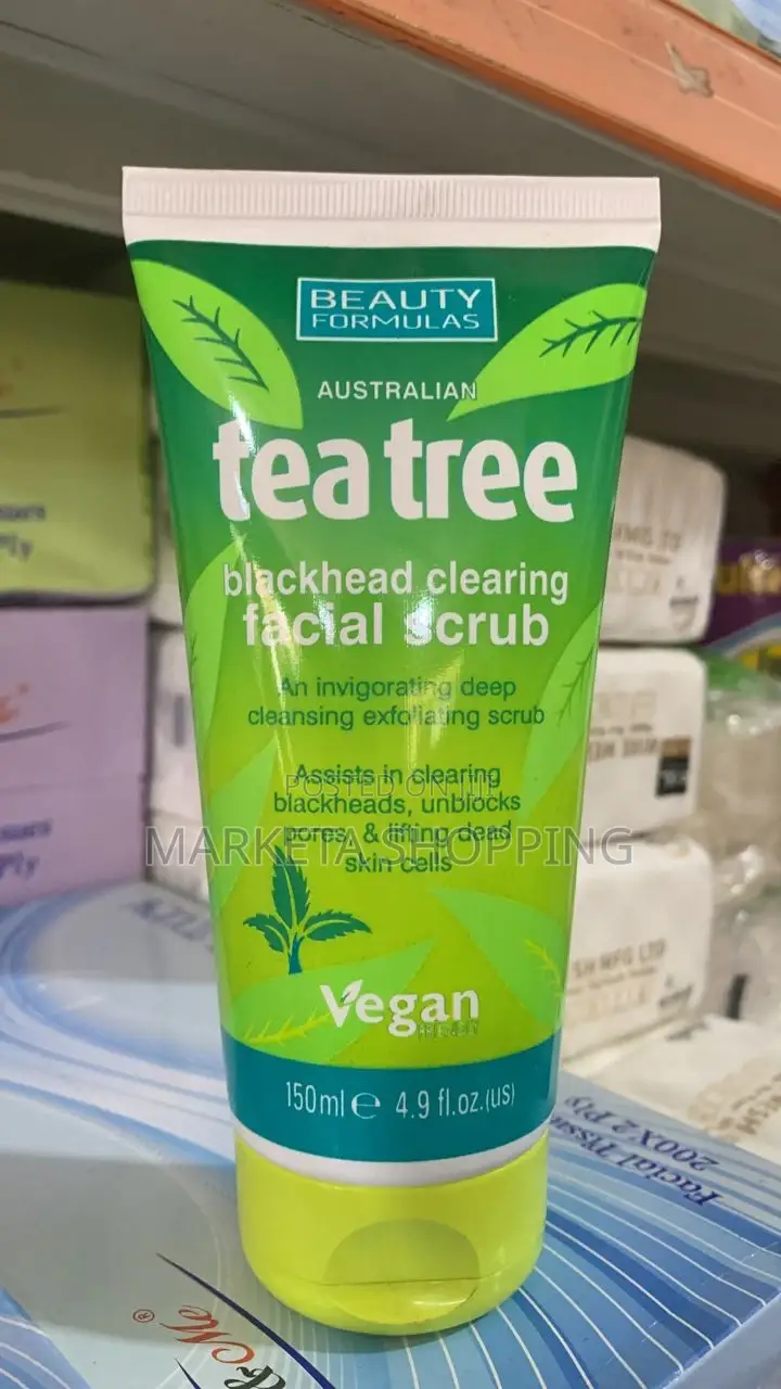 Beauty Formulas Tea Tree Facials Scrub 150ml