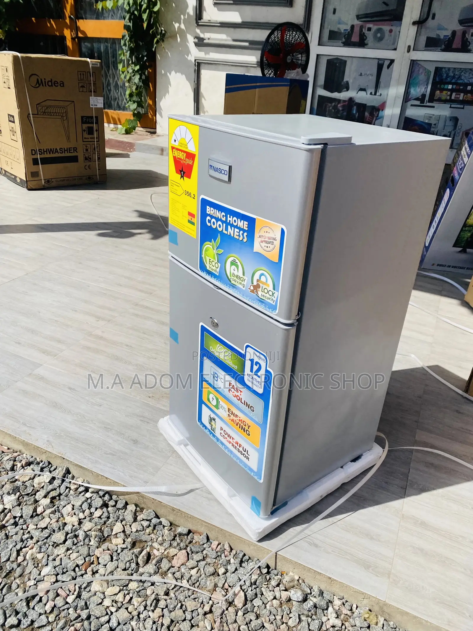 90ltr Nasco Nasf2-120 Table Top Electric Fridge.