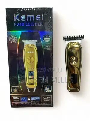 Kemei Km-427 Cordless Chargeable Beard Trimmer Hair Clipper