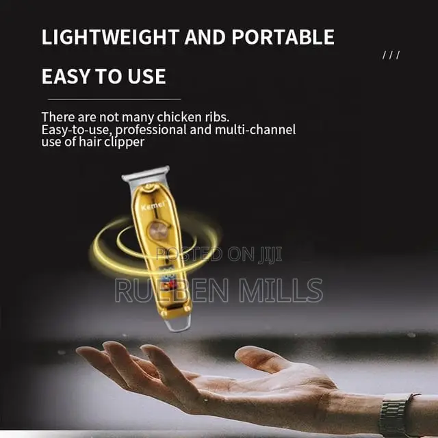 Kemei Km-427 Cordless Chargeable Beard Trimmer Hair Clipper