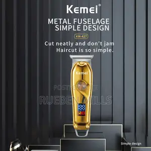 Kemei Km-427 Cordless Chargeable Beard Trimmer Hair Clipper