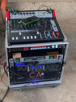 Ev Full Set Speaker With Amplifier Rack Set