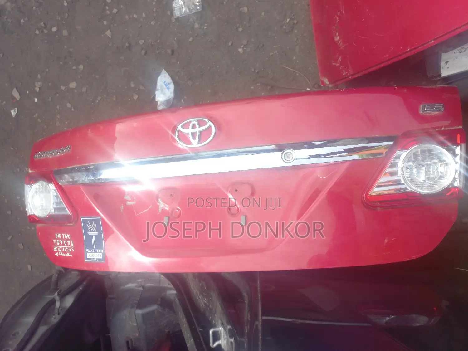 Corolla 2011,2012,2013 Boot