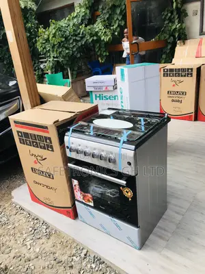  Ferre 60x60 Oven With Grill Glass Lid 4 Gas Cooker