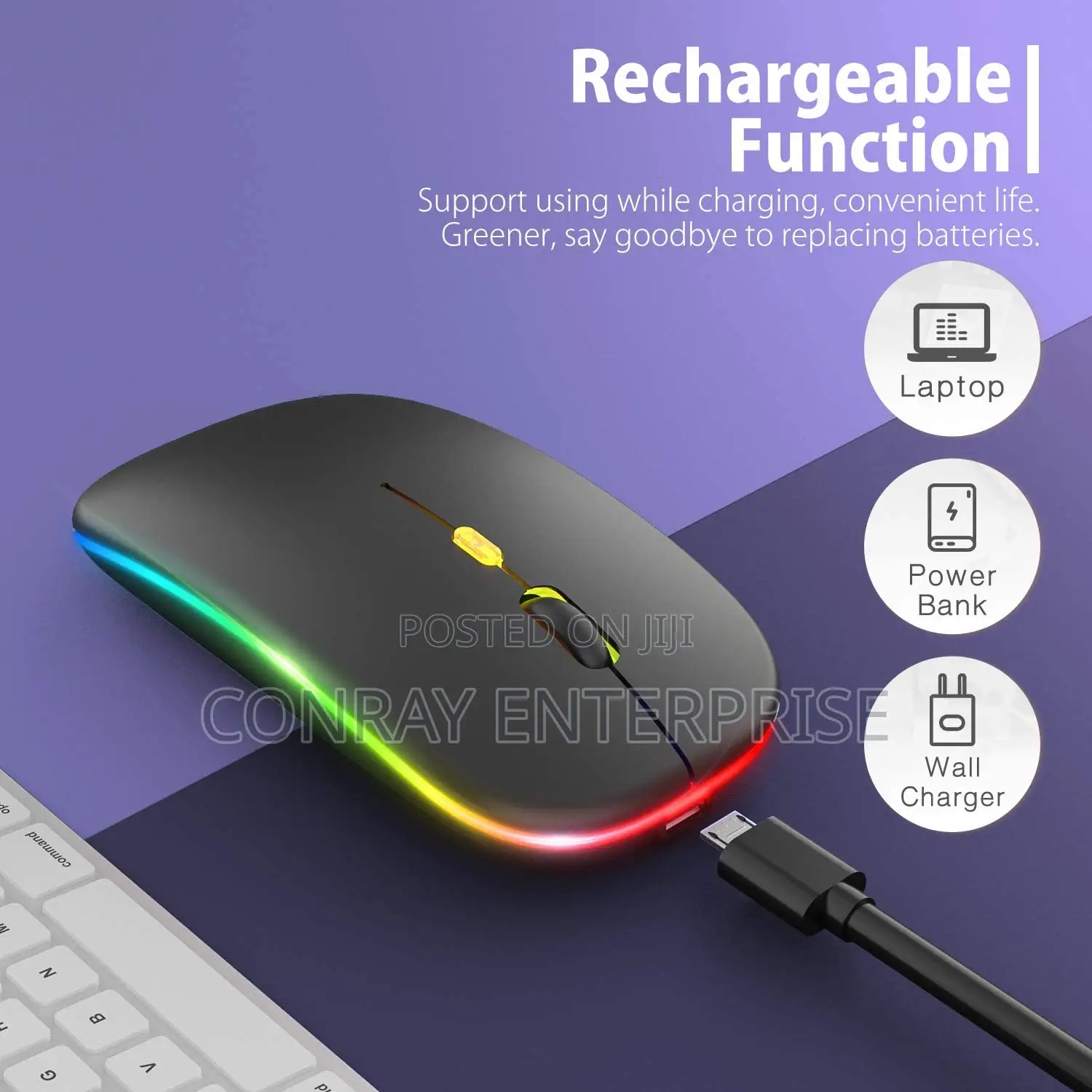 Rechargeable Wireless Mouse.