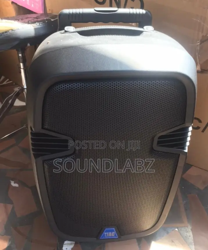 JAC 12inches Bluetooth Rechargeable Speaker With 2 Mics