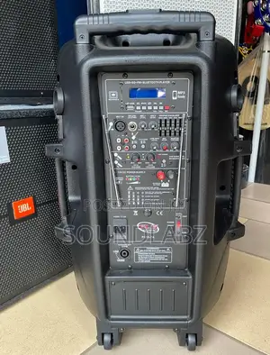 Gls 15inches Bluetooth Speaker With Two Microphones Stand