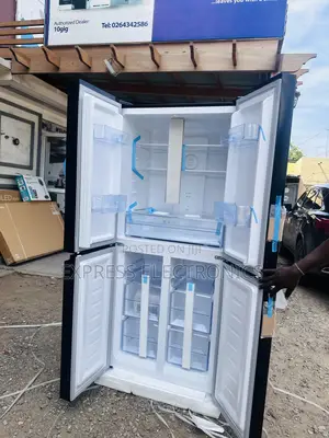 Call and Order for PF-550BSS Pearl Black Side by Side Fridge