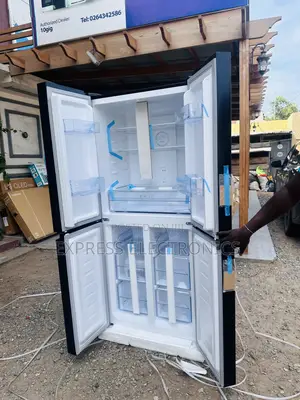 Pearl Side by Side Fridge PF-550BSS Black Color