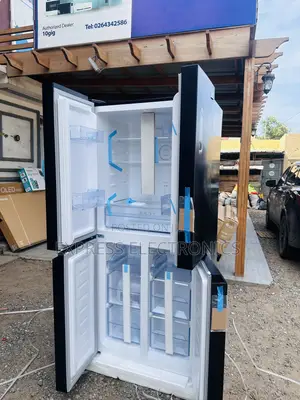 Quality Sleek Black PF-550BSS Fridge Pearl Side by Side