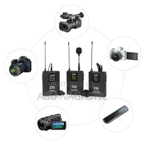 UHF Dual Lavalier Lapel Microphone