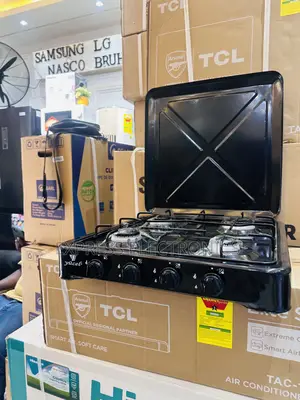 Black New  4burner Stove Table Top Gas Cooker