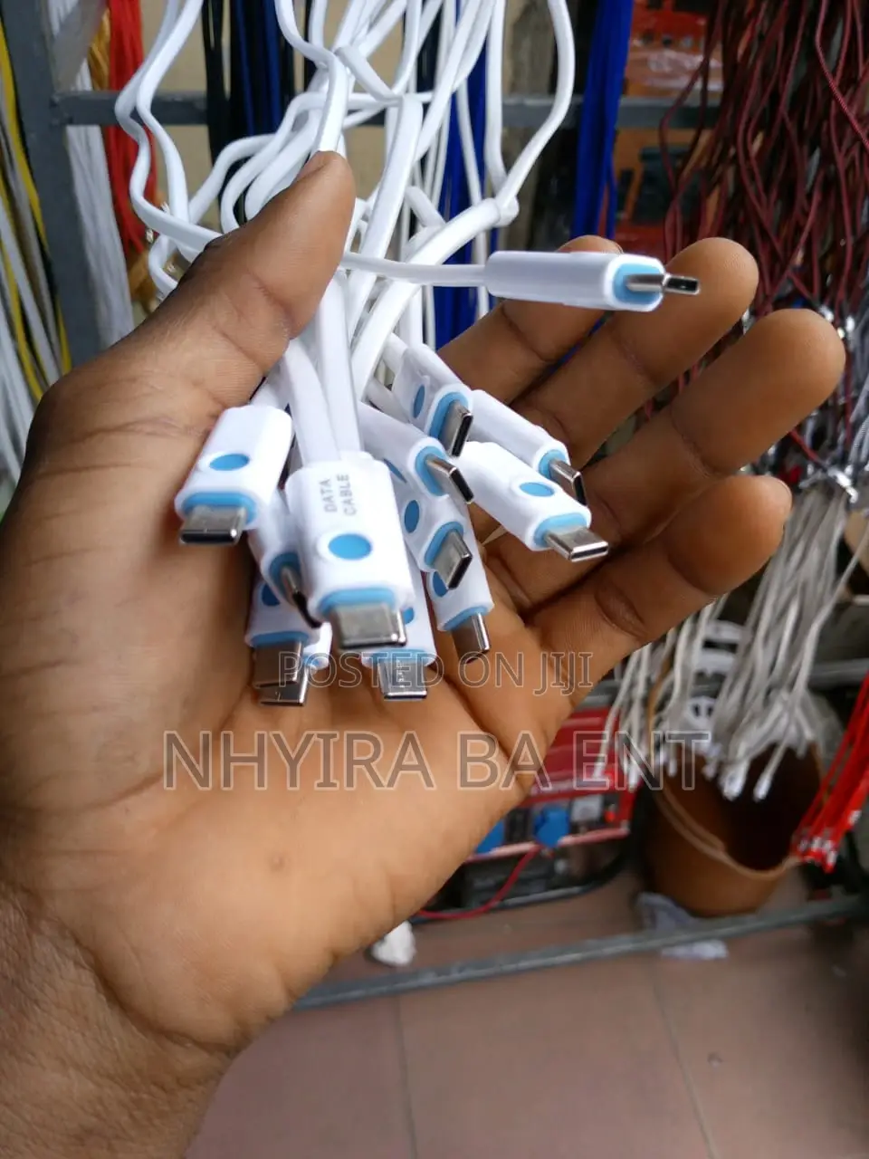 Original Chargers Available Type C, iPhone and Android