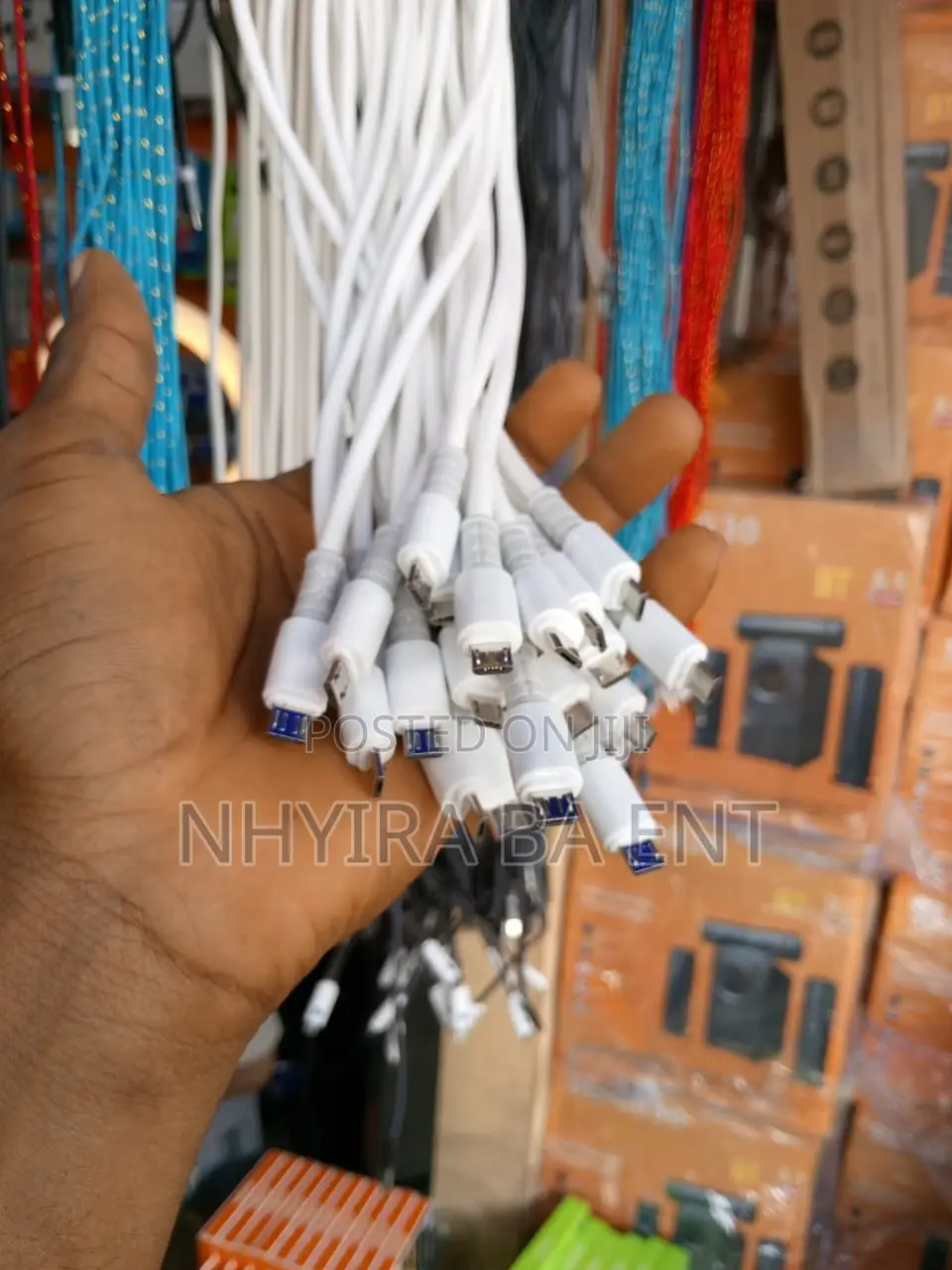 Original Chargers Available Type C, iPhone and Android