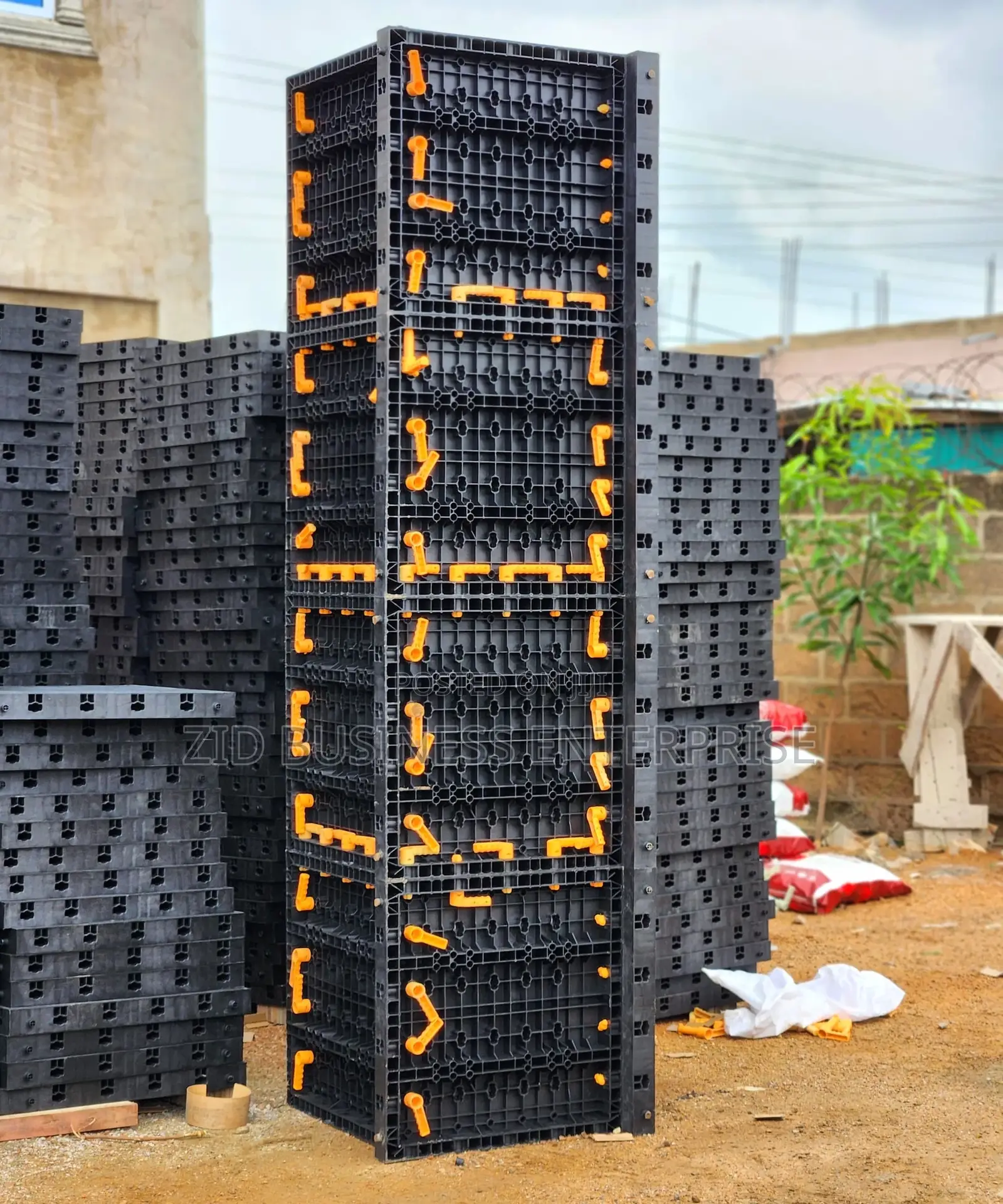 Adjustable Plastic Column Formwork