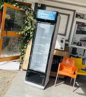 Durable Singledoor Nas400fl-1dr Glass Display Fridge 