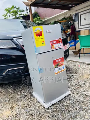 Authentic Zara 135 KH 2 Door Electric Fridge(Gray).