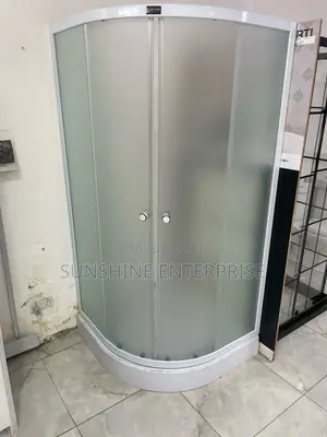 White 90x90 Bathroom Cubicle