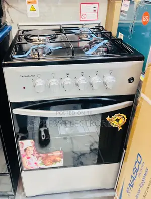 3+1 Gas Electric Cooker Oven 50/50 Grey Color