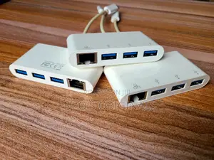 Usb-C to Gigabit Lan Rj45 Ethernet + 3port Usb Hub