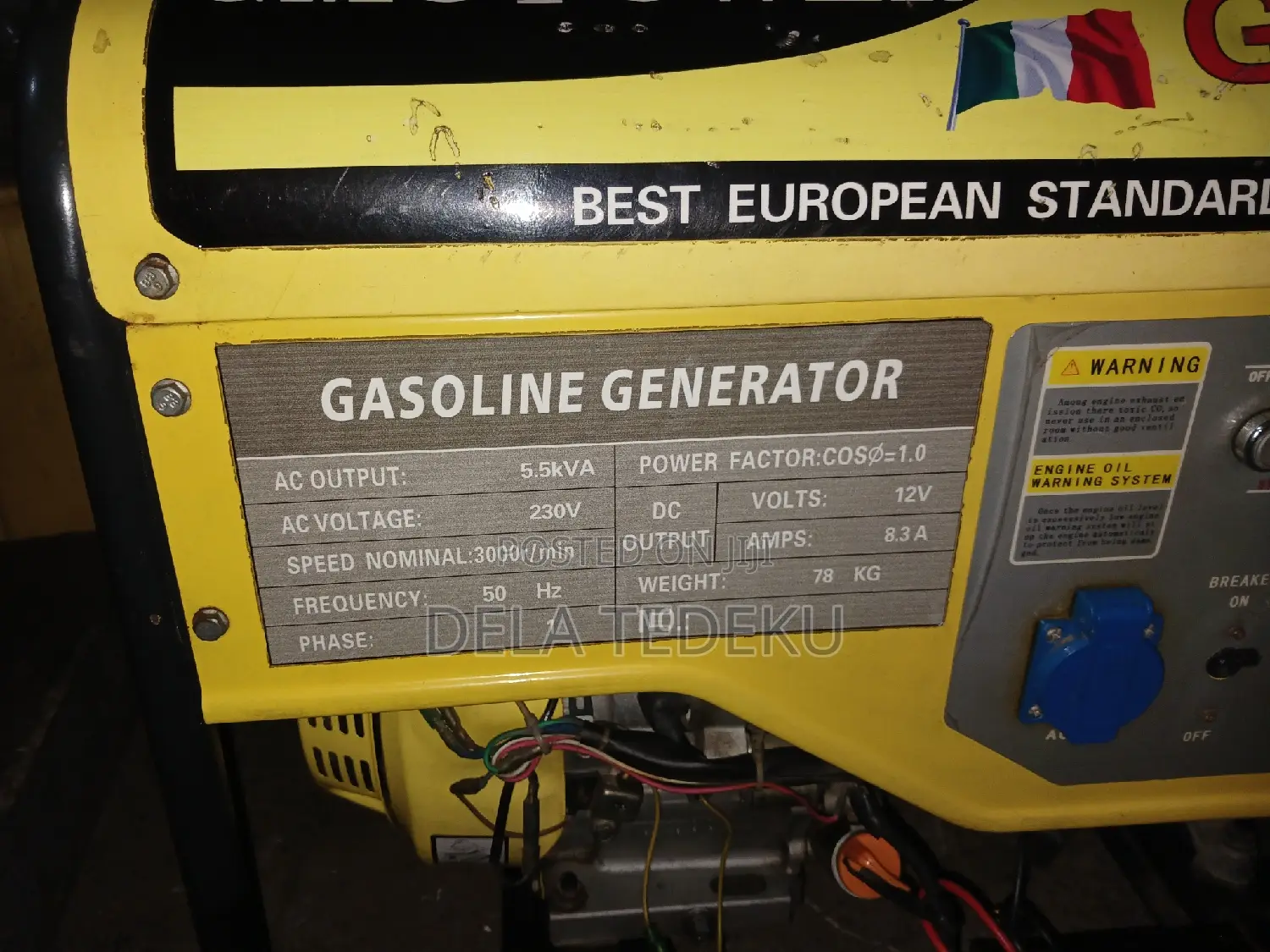 5.5kva Petrol Engine Generator / at Caprice Bus Stop