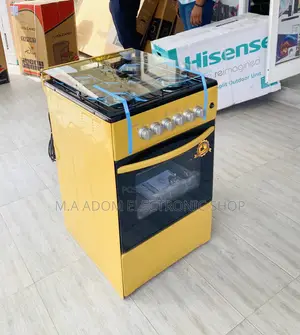 Well Design Volcano 50x50 Gas Oven 4 Burner(Gold).