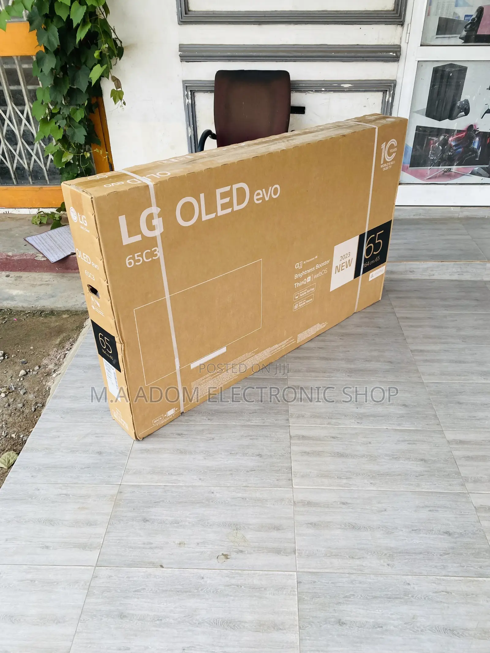Classic Design LG 65 Inch OLED EVO Flat Screen Tv.