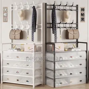 12 Pairs Shoe Rack With Cover
