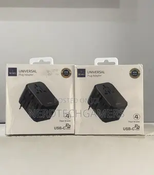 Universal Plug Adapter - Black