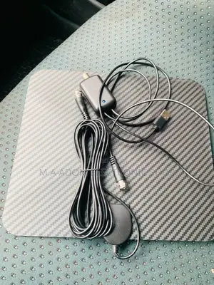 Digital Indoor Flat Black Colour Antenna