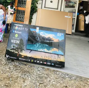 Elegant Asano 55 Inch Uhd Smart Satellite Tv(Black).