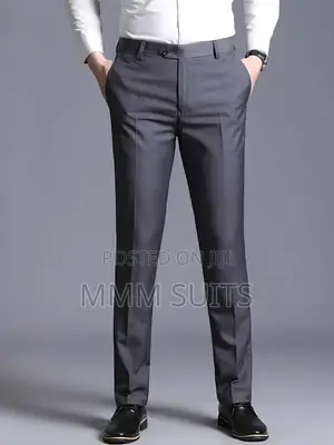 Quality Men Suit Trousers
