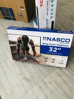 Affordable Nasco 32 Inch Digital Satellite Television,Black
