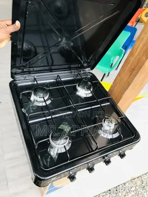 High Quality Yucel 4 Burner Table Top Gas Stove(Black).