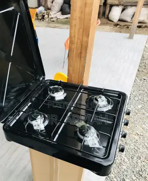 Quality Yucel 4 Burner Table Top Gas Stove(Black).