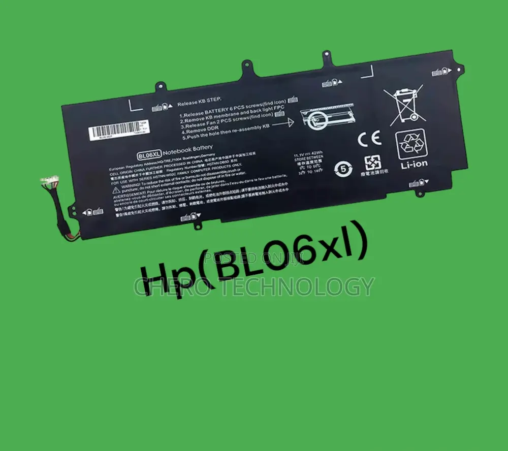 HP Elitebook Folio 1040 G0 G1 G2(Blo6xl) Battery