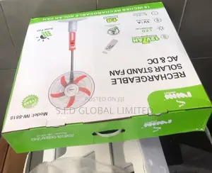 Incredible Iwin Solar Stand Rechargeable Fan