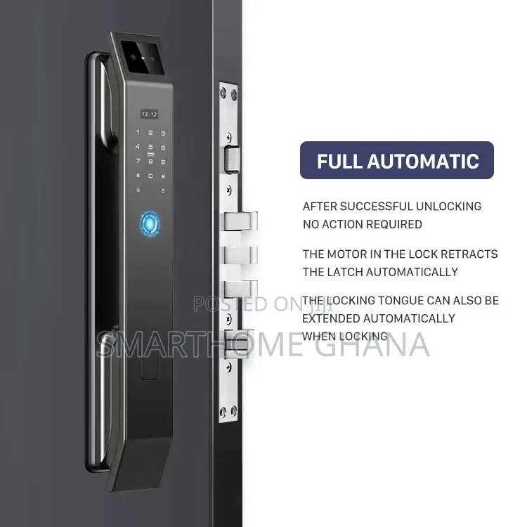 3d Face Recognition Smart Door Lock With Camera