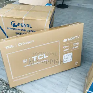 Durable TCL 50P735 50 Inch Smart Android AI Tv(Black).