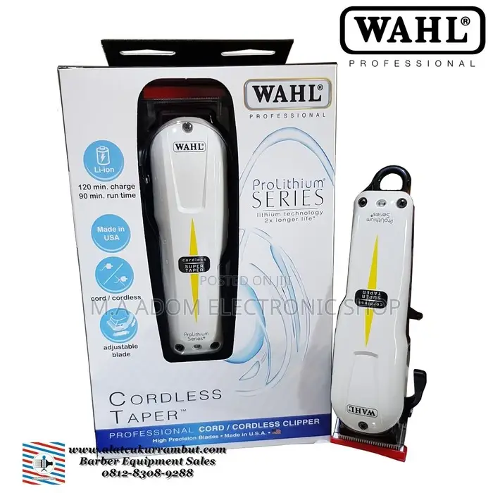 Wahl Super Taper Cordless Clippe for Barbers