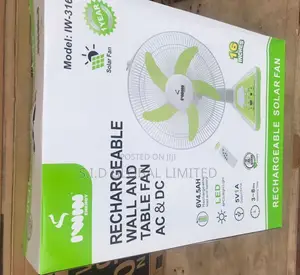 Wonderful IWIN Solar Rechargeable Fan
