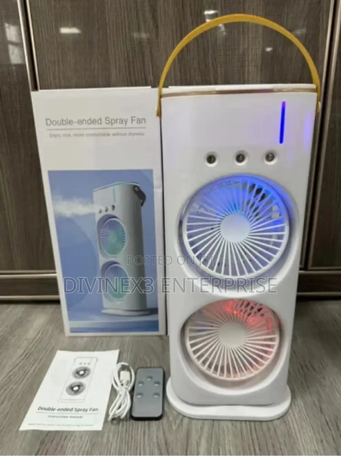 Double Fan With Humidifier