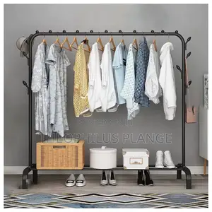 Houseware Clothing Rack,Coat Rack With Storage Shelf.