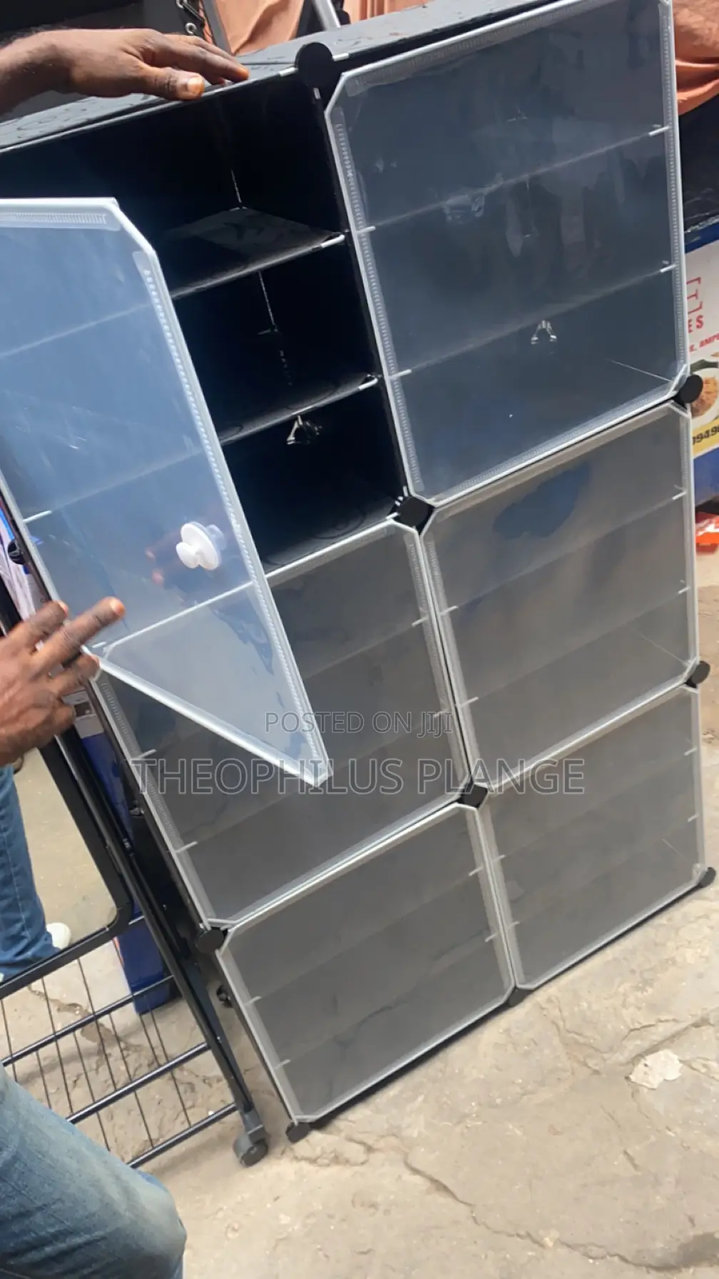 18 Spaces Plastic Shoe Rack