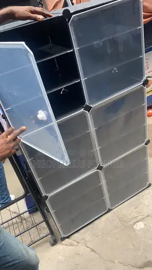 18 Spaces Plastic Shoe Rack