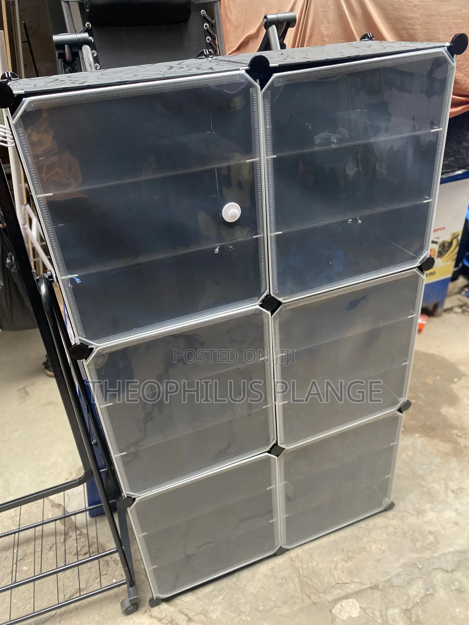 18 Spaces Plastic Shoe Rack